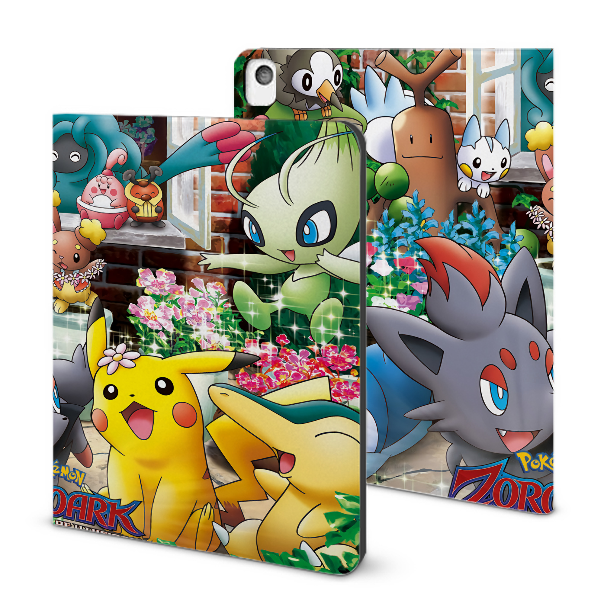 （画像用） ポケットモンスター Pokémon IPadケース ペンホルダー付き ブックスタイルデザイン